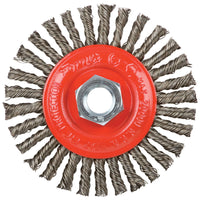 Forney 4 in. Stringer Wire Wheel Brush Metal 20000 rpm 1 pc