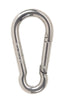 Campbell Chain 0.37 in. Dia. x 2-3/8 in. L Polished Stainless Steel Spring Snap 160 lb. (Pack of 10)