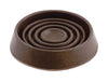 Shepherd 1-3/4 in. Brown Round Rubber Caster Cups