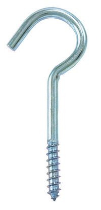 Hampton Silver Steel Zinc Plated Screw-in 50 lbs. Capacity Ceiling Hook 3.375 L in. (Pack of 50)