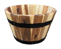 Avera Products 7 in. H x 11.5 in. W x 11.5 in. D Wood Traditional Planter Natural