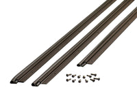 M-D Bronze Aluminum/Vinyl Weatherstrip For Door Jambs