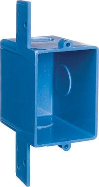 Carlon 16 cu in Rectangle PVC Outlet Box Blue