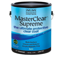 Modern Masters MasterClear Supreme Satin Clear Water-Based Protective Coating 1 gal