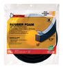 Frost King Black Rubber Foam Weather Seal For Doors and Windows 10 ft. L X 0.57 in.