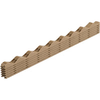 Palruf/Suntop 1-1/4 in. W X 24 in. L Plastic Horizontal Closure Strips Beige