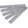 QEP 4 in. H Steel Floor Scraper Blade 5 pk