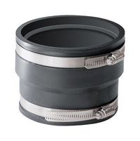 Fernco Schedule 40 3 in. Hub X 3 in. D Hub PVC 4 in. Flexible Coupling 1 pk