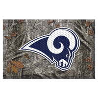 NFL - Los Angeles Rams Camo Rubber Scraper Door Mat