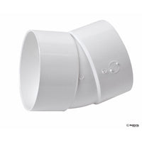 NDS Schedule 35 6 in. Hub each X 6 in. D Hub PVC Elbow 1 pk