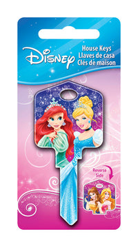 Hillman Disney Princesses House Key Blank 66/97 KW1/KW10 Single sided For Kwikset and Titan Locks (Pack of 5)