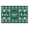 NFL - New York Jets Holiday Sweater Rug - 19in. x 30in.