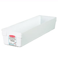 Rubbermaid 2 in. H x 3 in. W x 12 in. L White Plastic Drawer Organizer