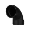 Charlotte Pipe 2 in. Hub X 2 in. D Hub ABS 90 Degree Elbow