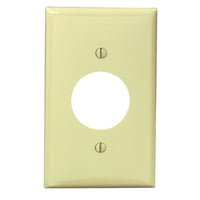 Leviton Ivory 1 gang Nylon Outlet Wall Plate 1 pk