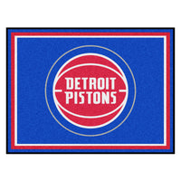 NBA - Detroit Pistons 8ft. x 10 ft. Plush Area Rug