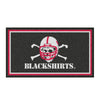 University of Nebraska Blackshirts 3ft. x 5ft. Plush Area Rug