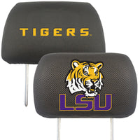 Louisiana State University Embroidered Head Rest Cover Set - 2 Pieces