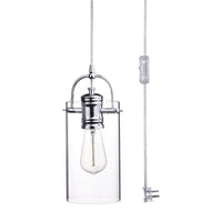 Globe Electric James Chrome Metallic 1 lights Pendant Light