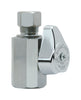 BrassCraft 1/2 in. Compression outlets X 3/8 in. Chrome Plated Stop Valve