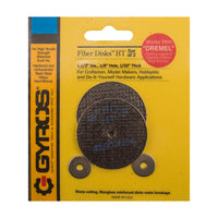 Gyros Tools Fiber Disks HT 1-1/2 in. D X 1/8 in. Fiberglass Cutting Disc 2 pc