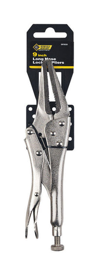 Steel Grip 9 in. Carbon Steel Long Nose Long Reach Pliers