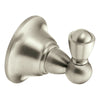 Moen Sage 2.8 in. H X 2.6 in. W X 2.38 in. L Brushed Nickel Silver Robe Hook