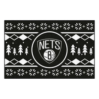 NBA - Brooklyn Nets Holiday Sweater Rug - 19in. x 30in.