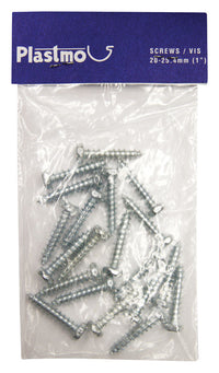 Plastmo 1 in. W X 4.5 in. L Natural Metal Gutter Screws