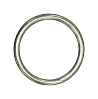 Baron Jumbo Nickel Plated Silver Steel 1 1/4 in. L Ring 1 pk