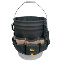 CLC 3 in. W X 12.75 in. H Polyester Bucket Organizer 48 pocket Black/Tan 1 pc