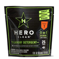 Hero Clean Juniper Scent Laundry Detergent Pod 25 25 pk (Pack of 6)