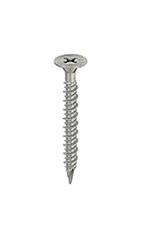 ITW  No. 9   x 1-1/4 in. L Phillips  Round Head Cement Board Screws  200 lb. 1 pk