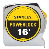 Stanley PowerLock 16 ft. L X 0.75 in. W Tape Measure 1 pk