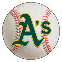 MLB - Oakland Athletics Baseball Rug - 27in. Diameter