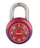 Master Lock 2 in. H x 7/8 in. W x 1-7/8 in. L Steel 3-Digit Combination Padlock 1 pk (Pack of 4)