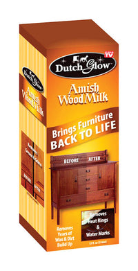 Dutch Glow Amish Wood Milk Liquid Lemon Furniture Polish 12 oz.