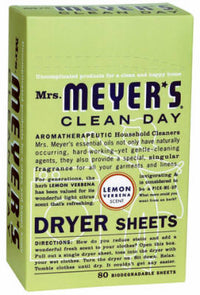 Mrs. Meyer's Clean Day Lemon Scent Fabric Softener Sheets 80 pk