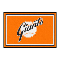 MLB - San Francisco Giants Retro Collection 4ft. x 6ft. Plush Area Rug - (1947 New York Giants)