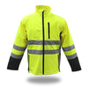 Boss Hi-Vis Yellow Polyester Rain Jacket M