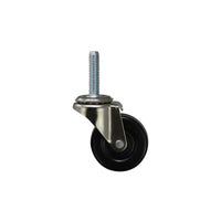 Shepherd Hardware 2 in. D Swivel Soft Rubber Caster 80 lb 1 pk