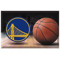 NBA - Golden State Warriors Rubber Scraper Door Mat