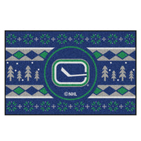 NHL - Vancouver Canucks Holiday Sweater Rug - 19in. x 30in.