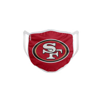 FOCO Household Multi-Purpose San Francisco 49ers Face Mask Multicolored 1 pk