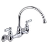 Peerless Claymore™: Two Handle Wall Mounted Kitchen Faucet