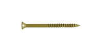 FastenMaster GuardDog No. 10 X 2 in. L Gold Phillips/Square Bugle Head Deck Screws 350 pk