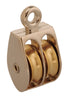 Campbell Chain 3/4 in. Dia. Nickel Copper Ridge Eye Double Sheave Rigid Eye Pulley (Pack of 10)