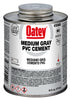 Oatey Gray Cement For PVC 16 oz