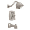 Moen Boardwalk 1-Handle Brushed Nickel Tub and Shower Faucet