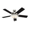 Hunter Pro's Best 52 in. Brushed Nickel LED Indoor Ceiling Fan